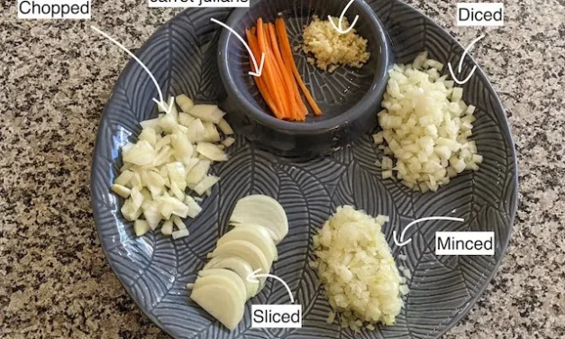 Cutting Chopping Slicing Dicing | Cutting techniques in cooking